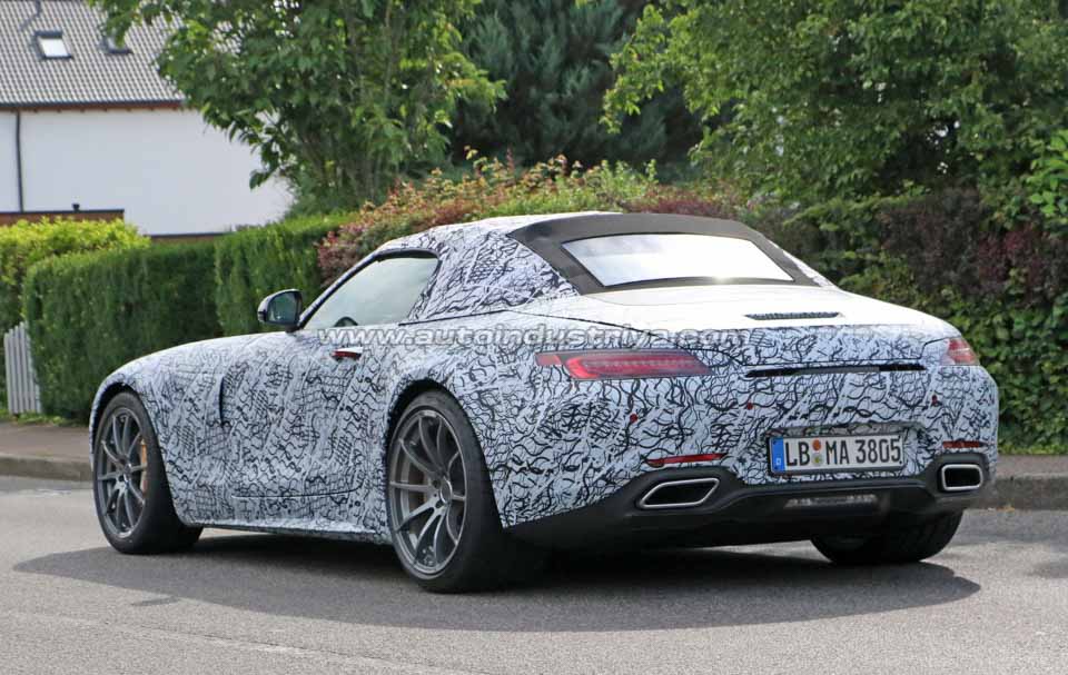 Spied: 2017 Mercedes-AMG GT may get a soft top variant