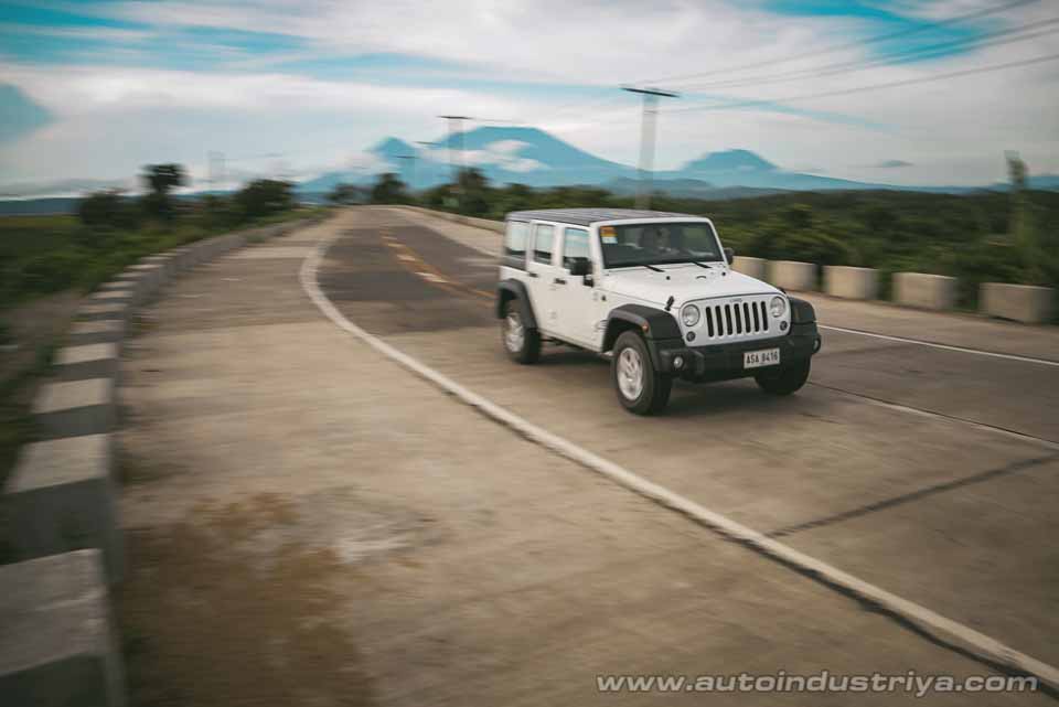 At Lake Caliraya with the Jeep Wrangler Sport Unlimited