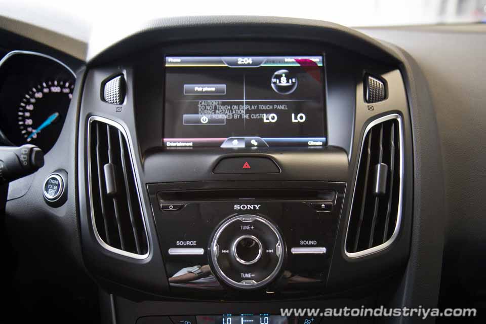 Ford Focus infotainment