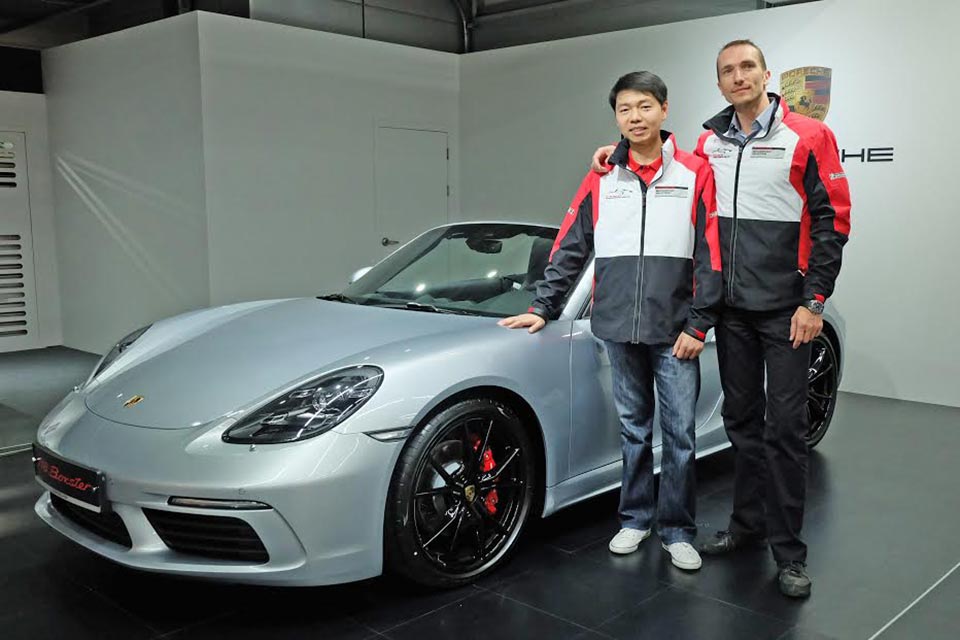 The new Porsche 718 Boxster