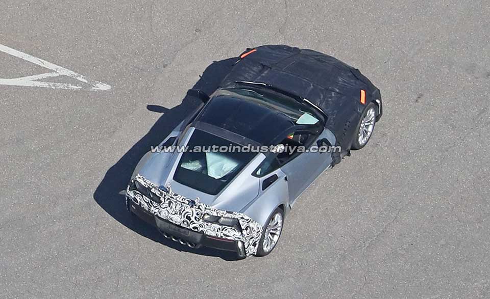 An upclose shot of the C7 ZR1's rear