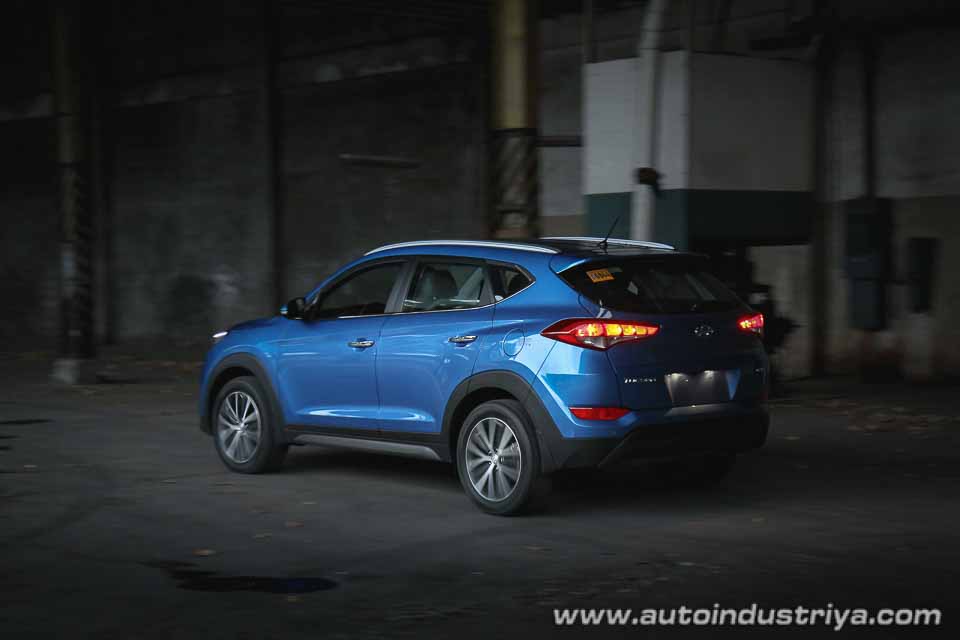 Rear of the 2016 Hyundai Tucson
