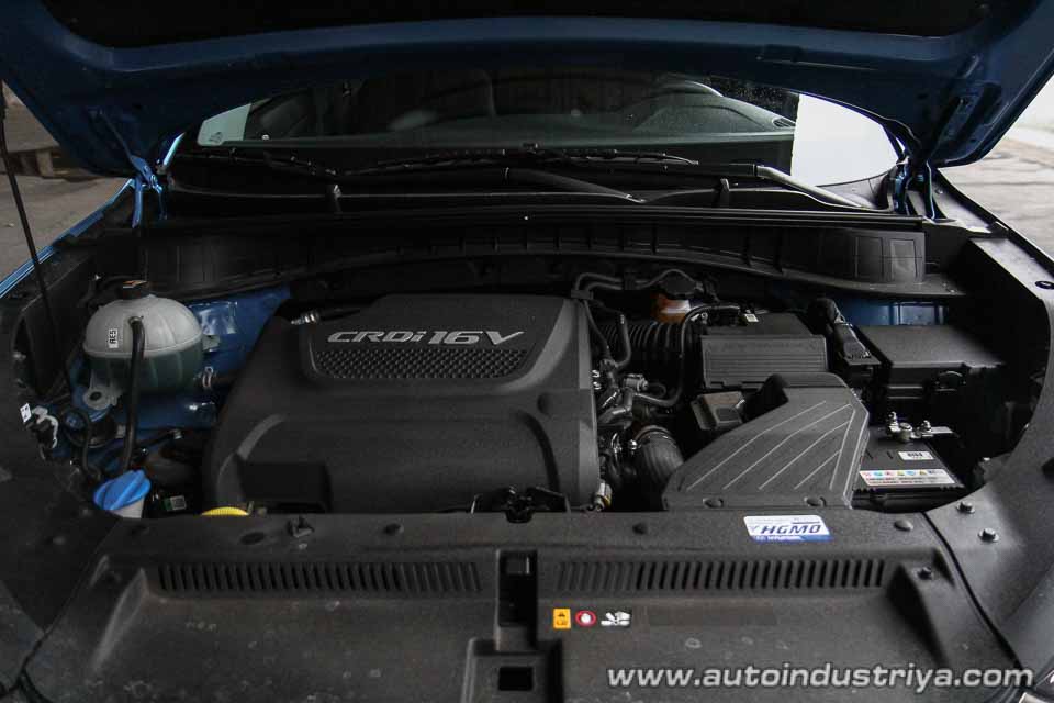 The turbo-diesel powering the 2016 Hyundai Tucson GLS