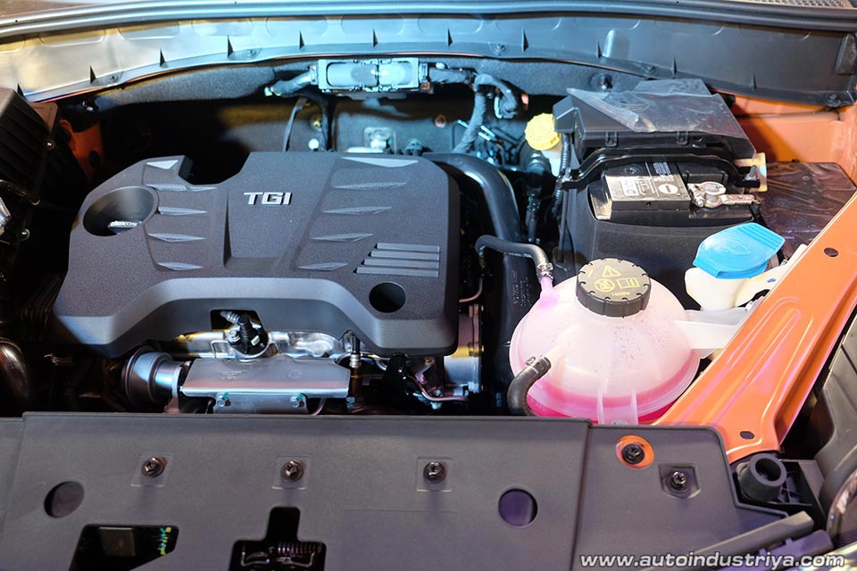 The TGI engines for the 2016 MG GS