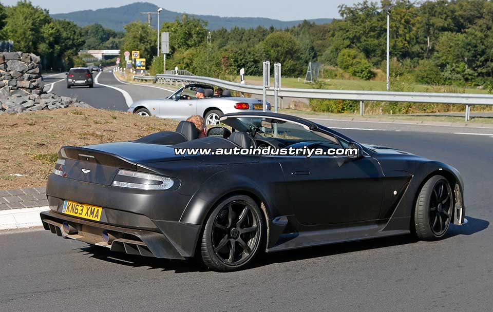 Rear quarter of the one-off Vantage