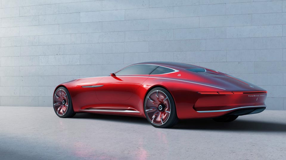 Rear quarter of the Mercedes-Maybach Vision 6 