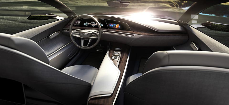 Aboard the Cadillac Escala concept