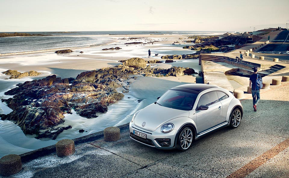 The 2017 Beetle with a panoramic glass roof