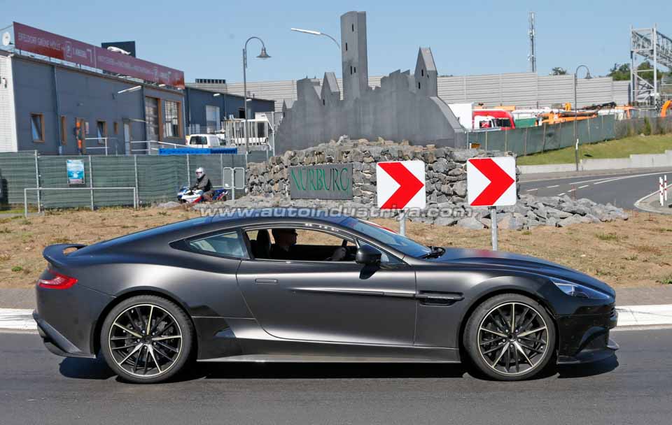 Side profile of the rumored Aston Martin Vanquish S