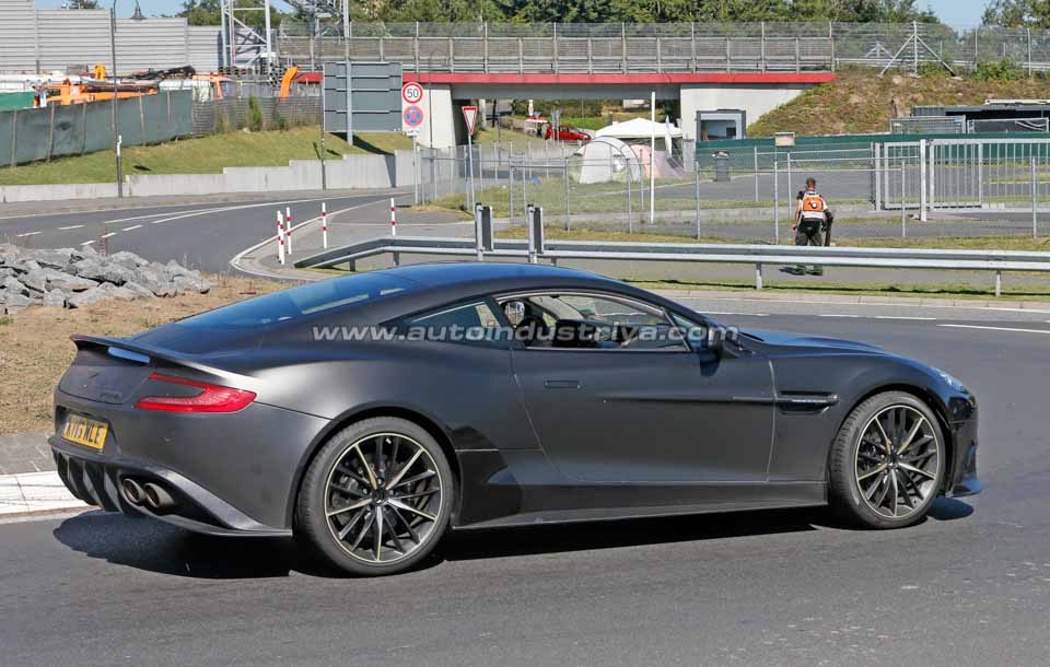 Rear quarter of the Aston Martin Vanquish S