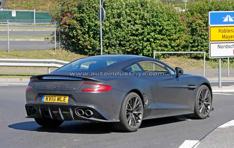 Rear of the purported Aston Martin Vanquish S