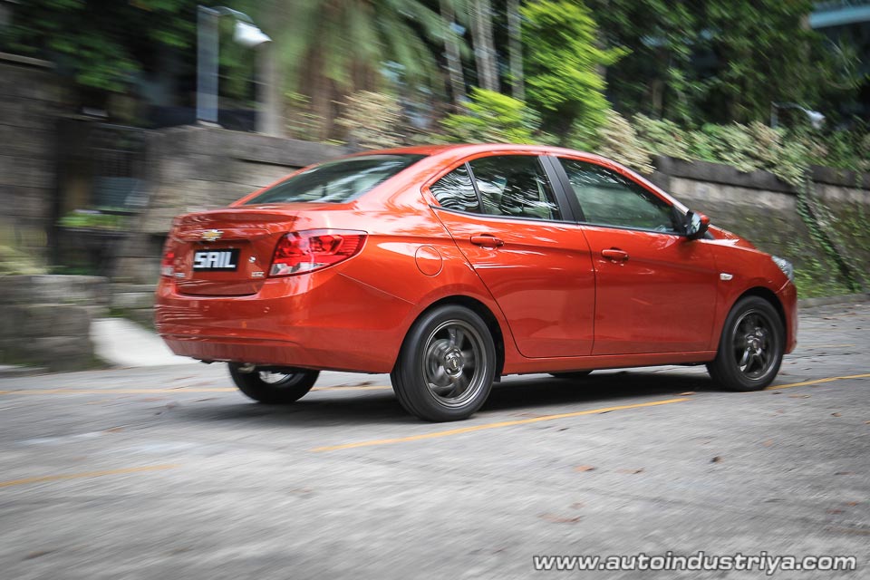 The 2016 Chevrolet Sail in action