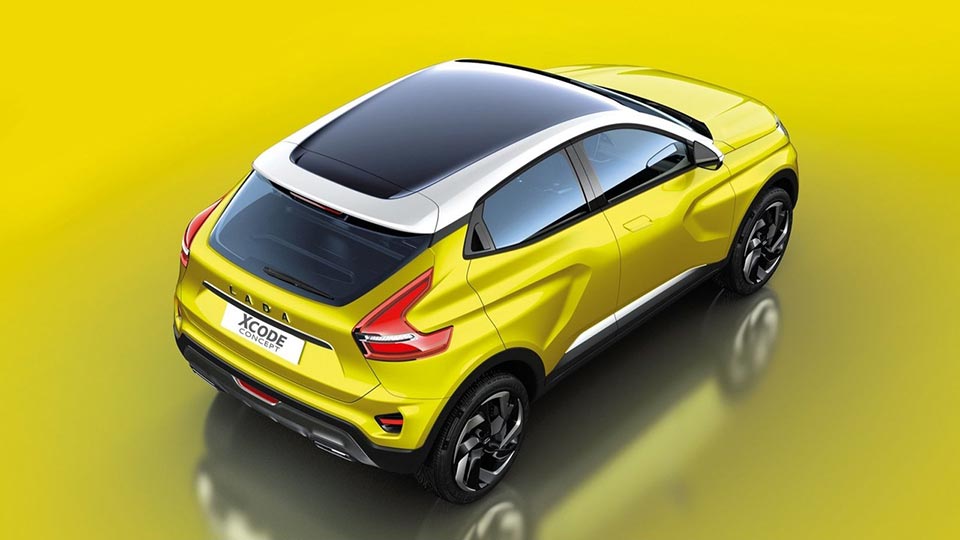 Rear quarter of the Lada XCode concept