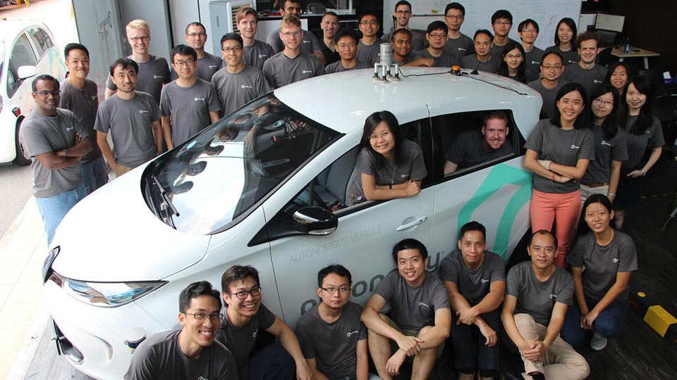 The crew of nuTonomy