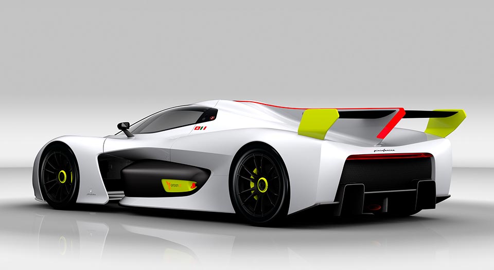 Rear quarter of the Pininfarina H2 Speed Concept