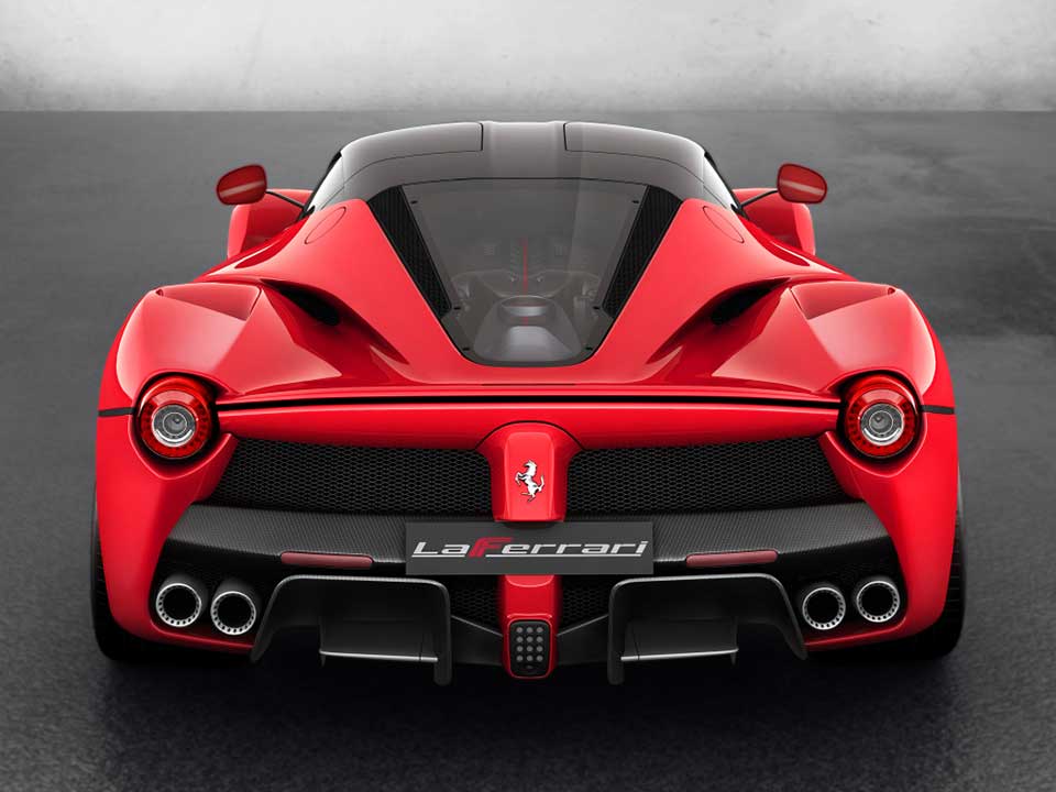 Rear of the LaFerrari hypercar