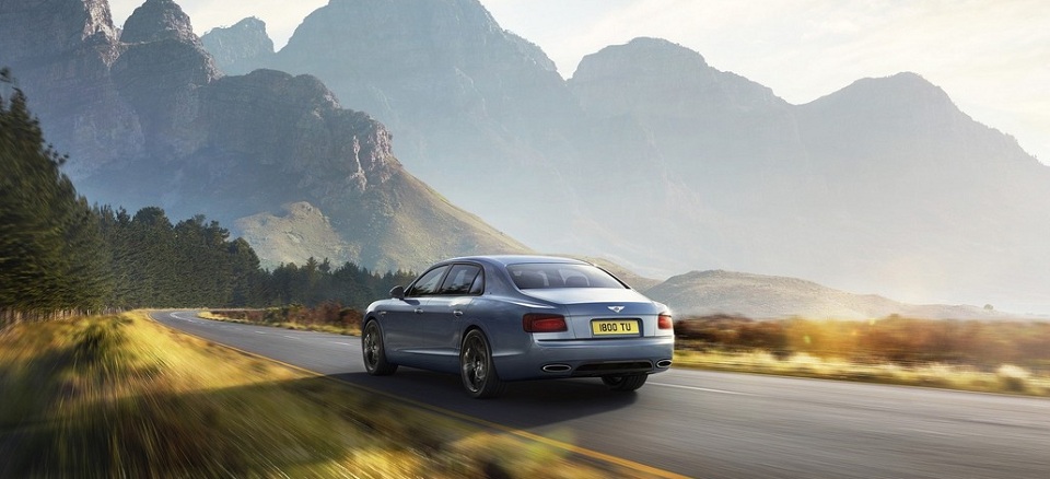Rear quarter of the Bentley Flying Spur W12 S