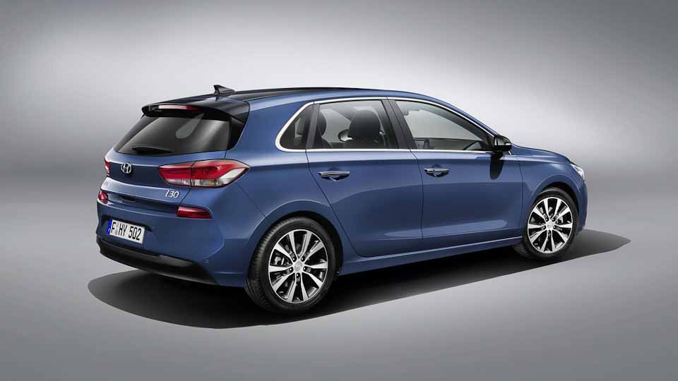 2017 Hyundai i30 rear