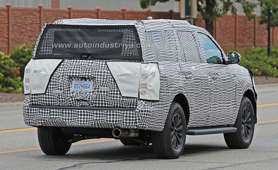 2018 Ford Expedition prototype rear quarter