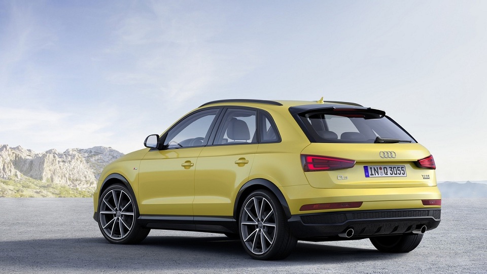 Rear quarter of the 2017 Audi Q3