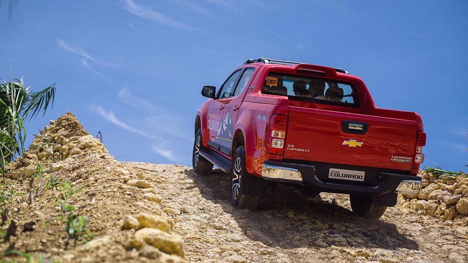 The rear of the 2017 Chevy Colorado