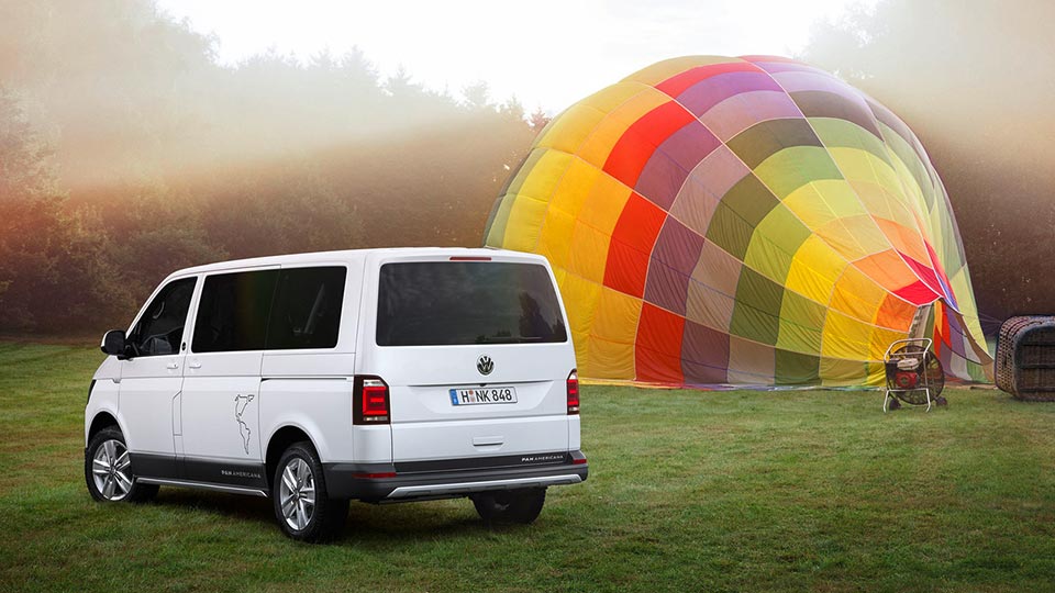 Rear quarter of the Volkswagen Multivan Panamericana