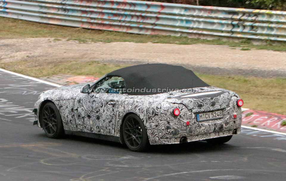 Rear quarter of the upcoming BMW Z5