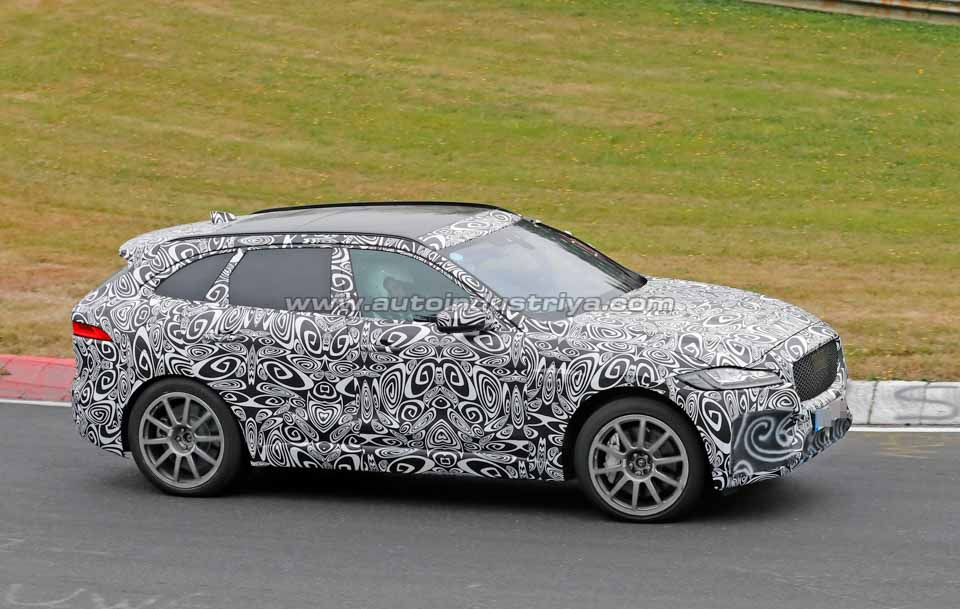 The F-Pace R in action