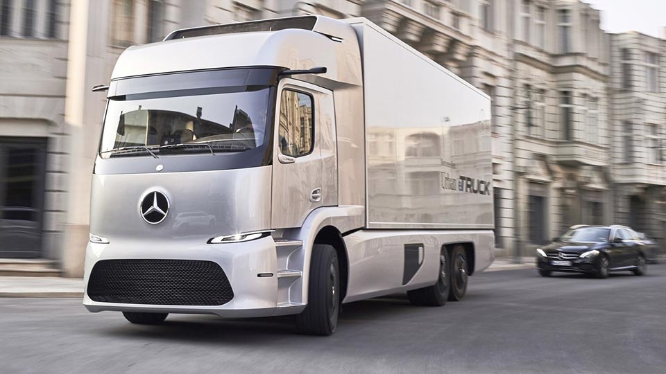 A look at the eTruck Concept's soft curves