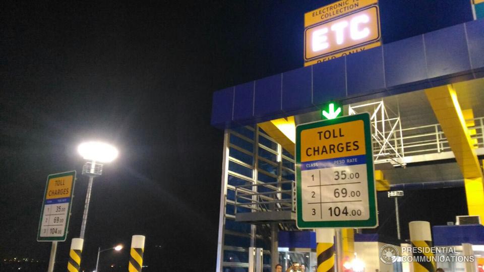 The toll rates of NAIA Expressway Phase 2A