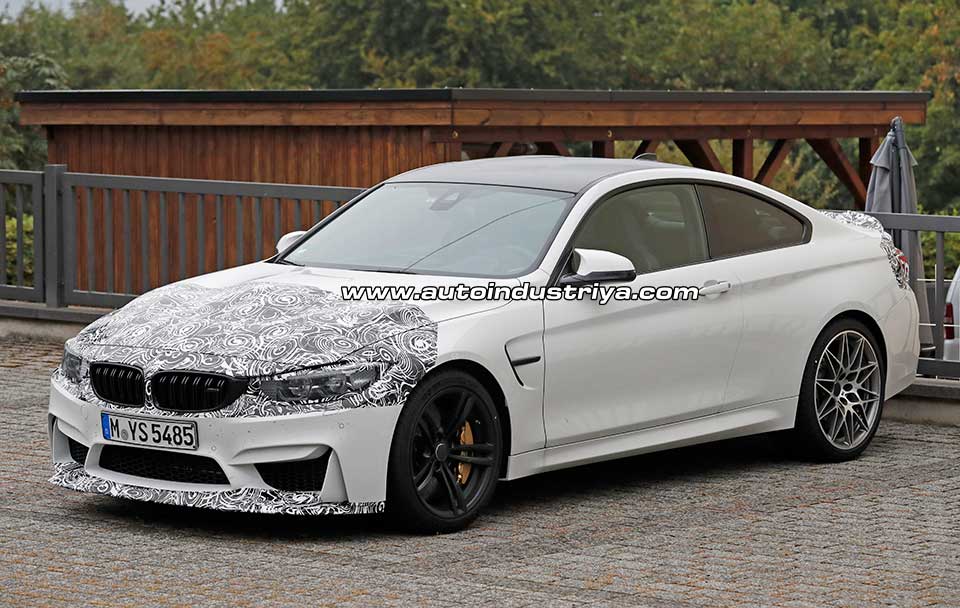 BMW M4 spied Competition Sport front quarter