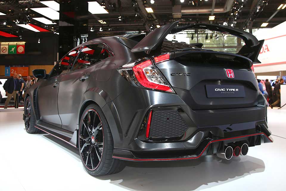 Honda Civic Type R Prototype rear quarter