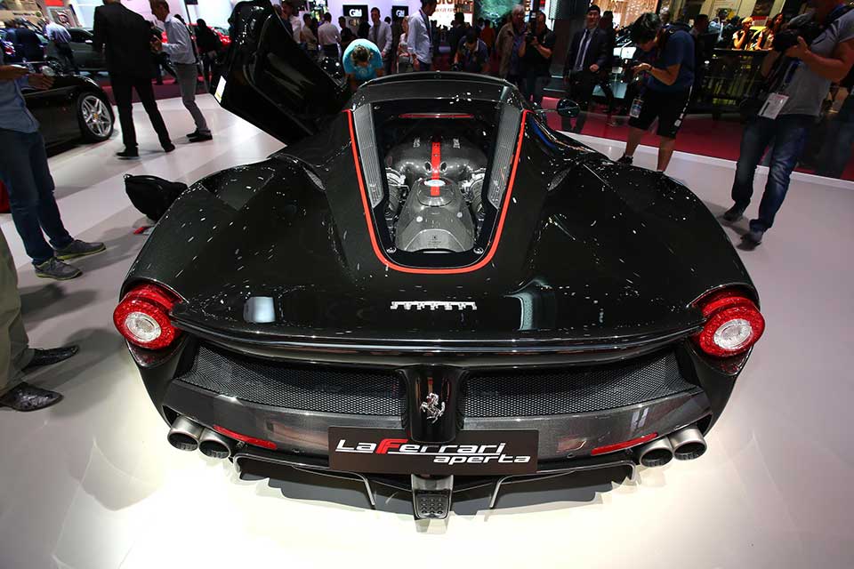 La Ferrari Aperta rear