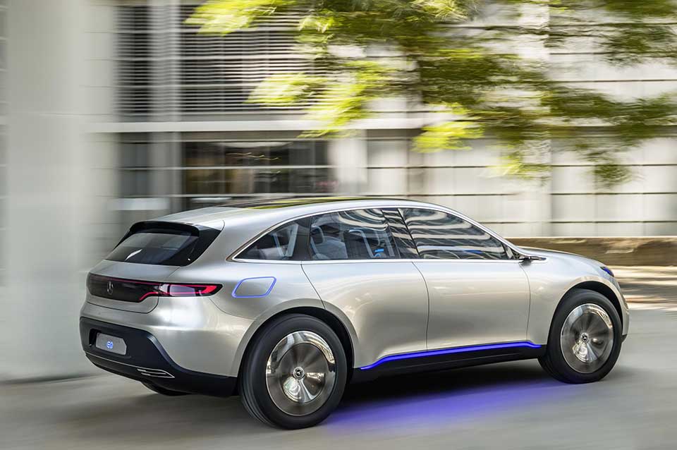 Mercedes-Benz EQ Concept rear quarter