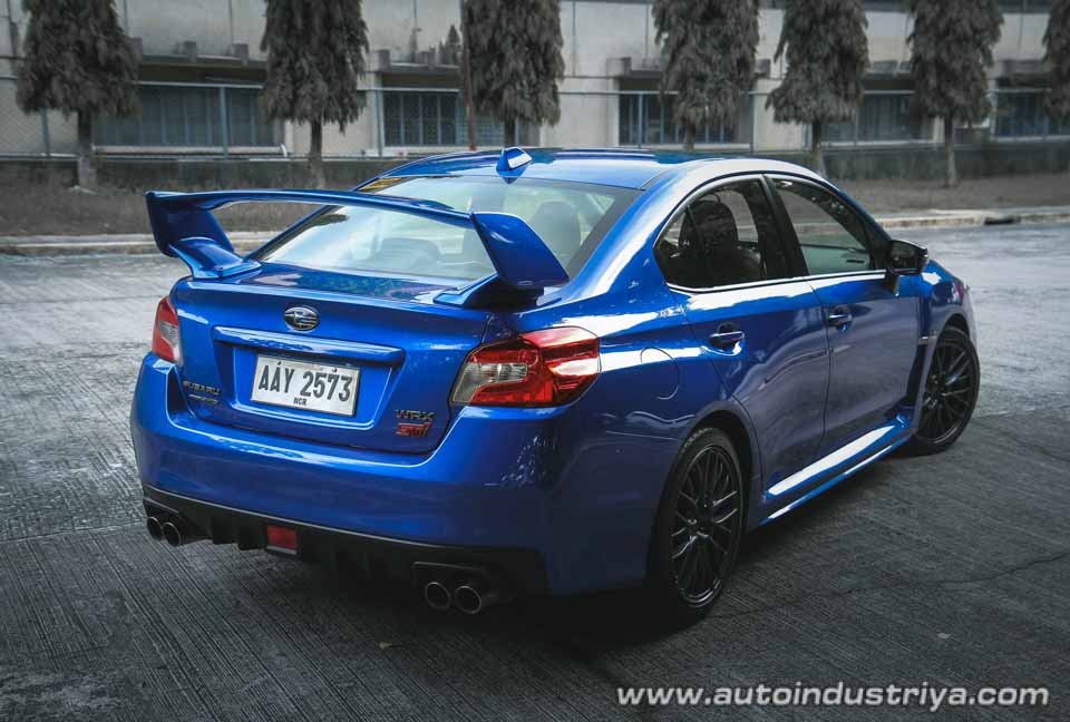 2015 Subaru WRX STI rear quarter
