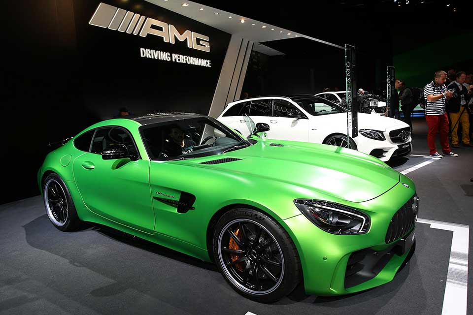 Another up close shot of the Mercedes-AMG GT C