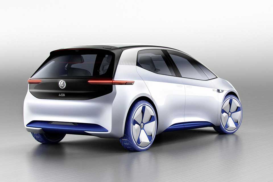 Rear quarter of the VW I.D. EV concept