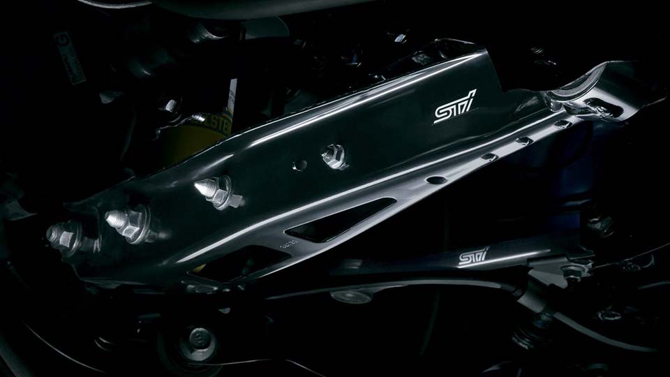 The suspension mods on the special edition WRX STi tS S4