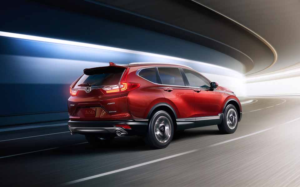 Fifth-gen CR-V retains pillar mounted lights