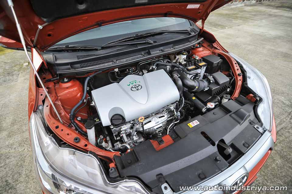 The new 1.5-liter Dual VVT-i motor of the 2016 Toyota Yaris