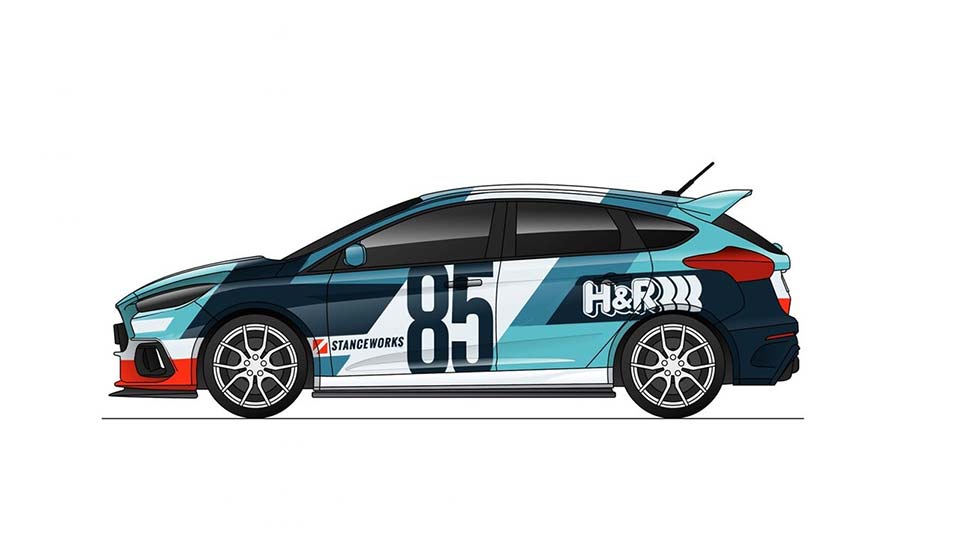 The Ford Focus concept done by Stanceworks and Ford Europe