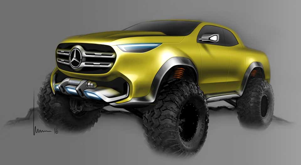 Mercedes-Benz Concept X-Class sketch