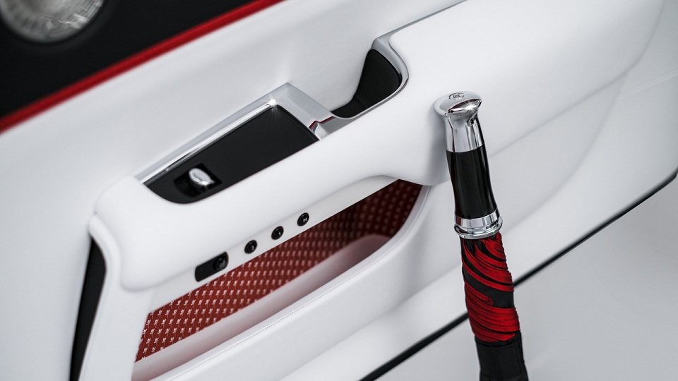 A closer look at the intricate details of the cabin