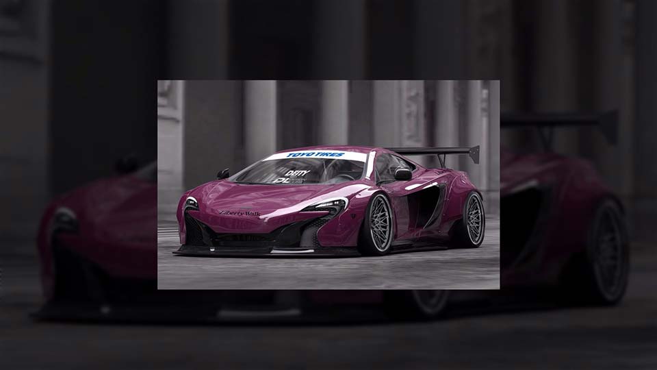 The tricked-out McLaren by Diety Motorsports