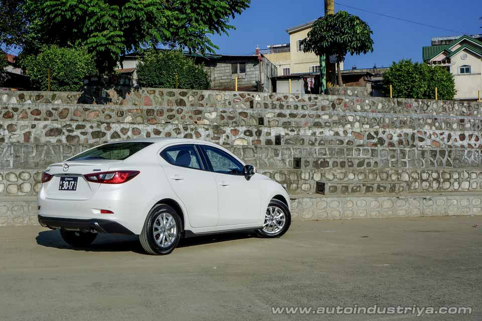 Rear quarter of the 2016 Mazda V+