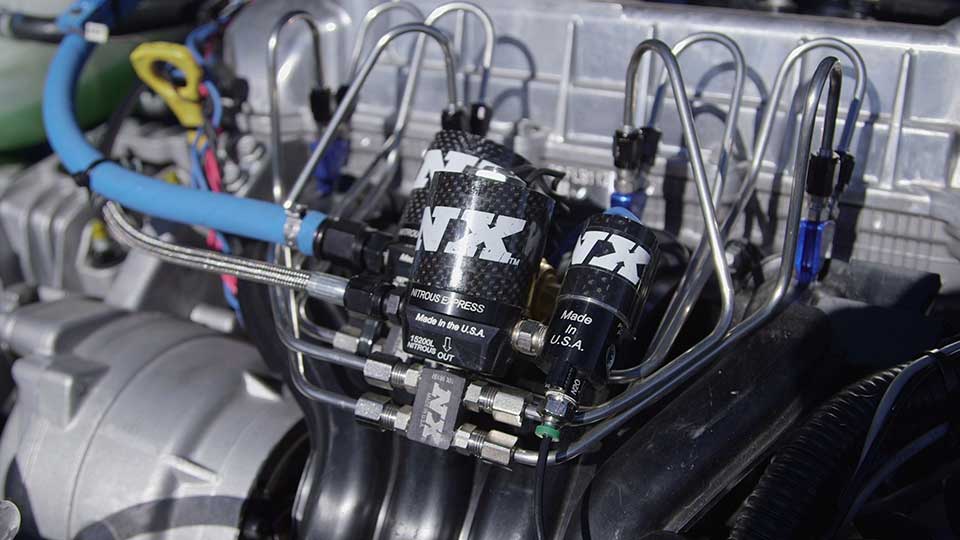 The Nitrous Oxide system fitted in the Hyundai Ioniq