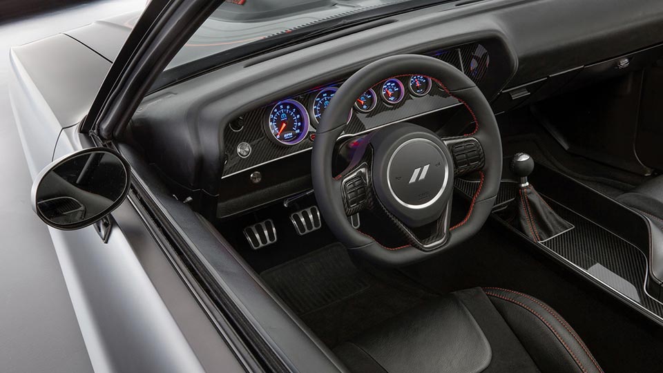 A peek inside the Dodge Shakedown Challenger
