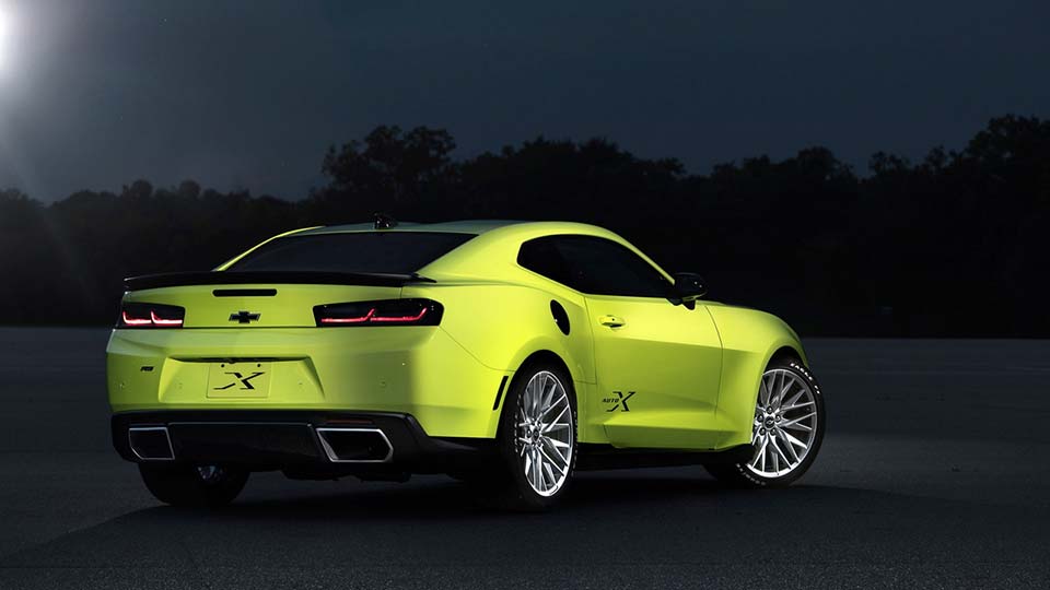 Rear quarter of the Camaro AutoX
