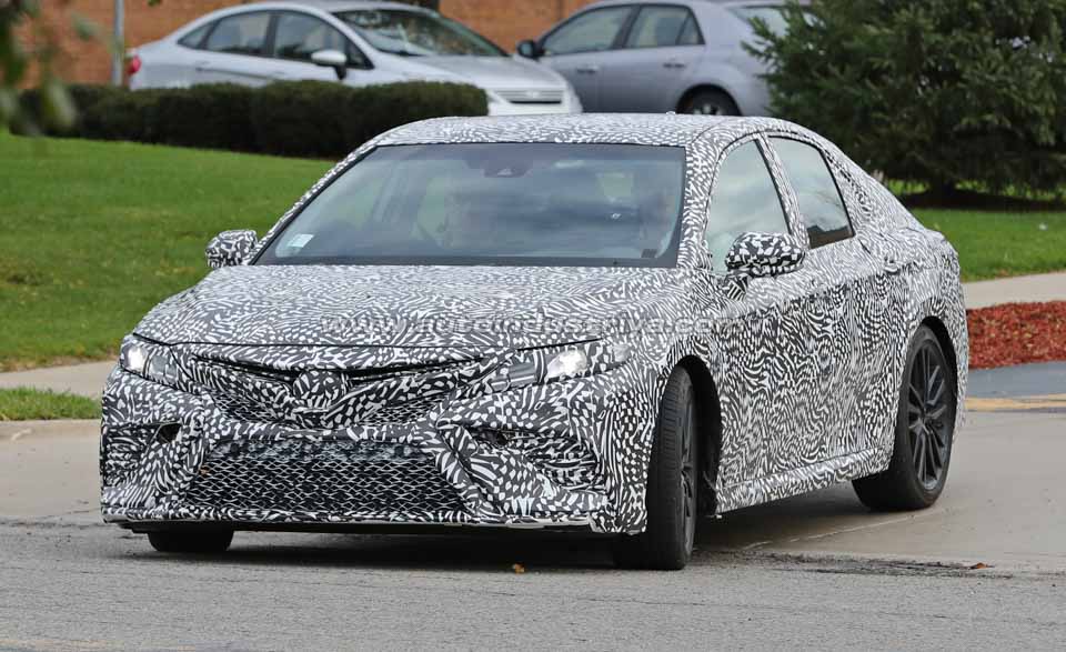 Spied: Next-gen Toyota Camry hits the road