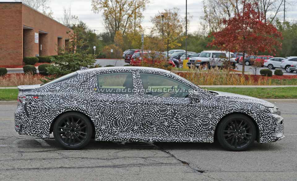Spied: Next-gen Toyota Camry hits the road